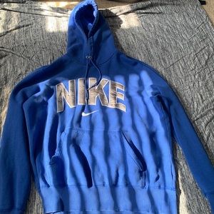 Blue Nike hoodie